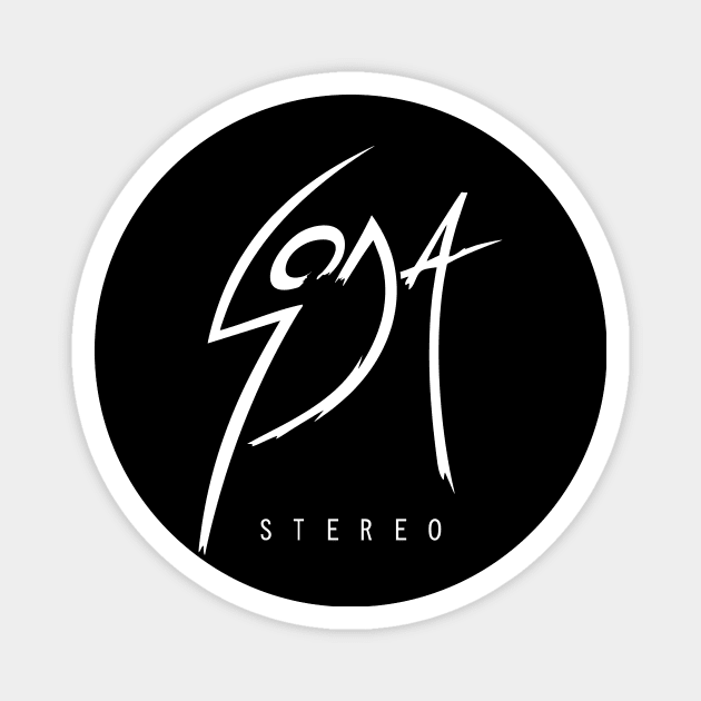 Soda Stereo logo Magnet by w.d.roswell